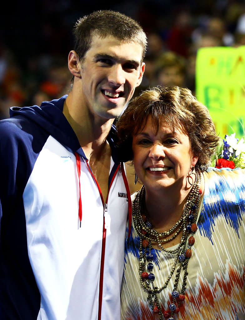 Michael Phelps and mom Debbie