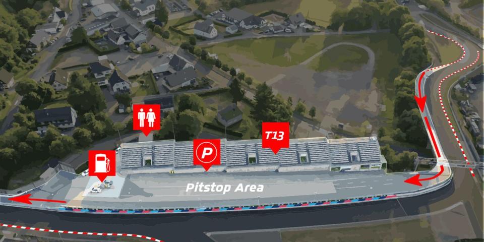 nürburgring pit lane turn 13