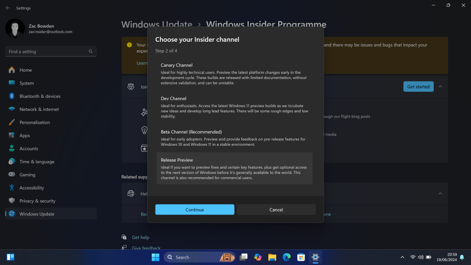 Windows Insider Program