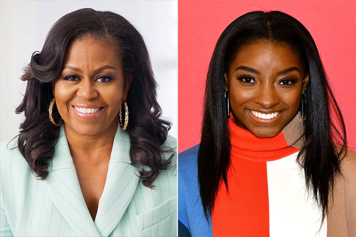 Michelle Obama, Simone Biles