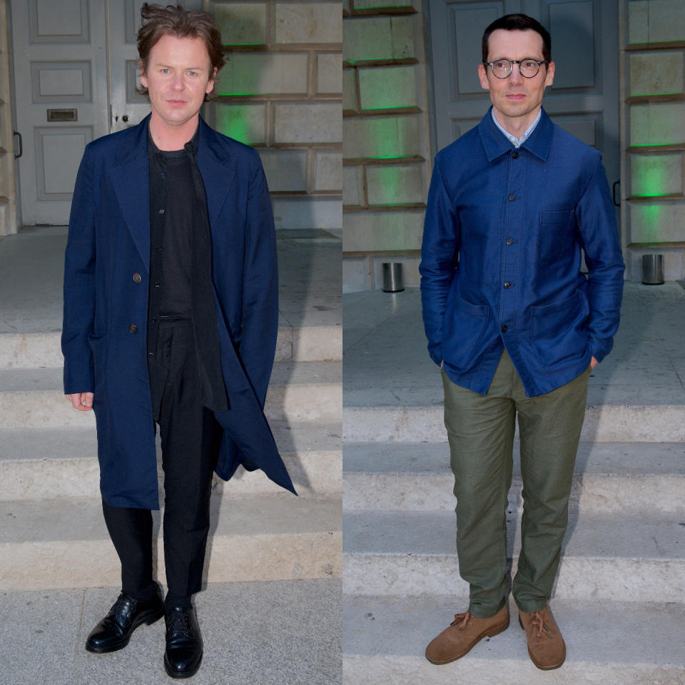 When fashion and art collide: Christopher Kane and Erdem Moralıoğlu at the Royal Academy of Arts Summer Exhibition party. - Credit: Antonio Salgado