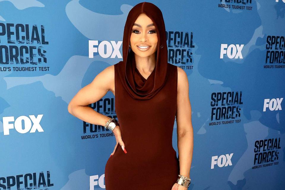 <p>Kevin Winter/Getty Images</p> Blac Chyna attends the red carpet for Fox