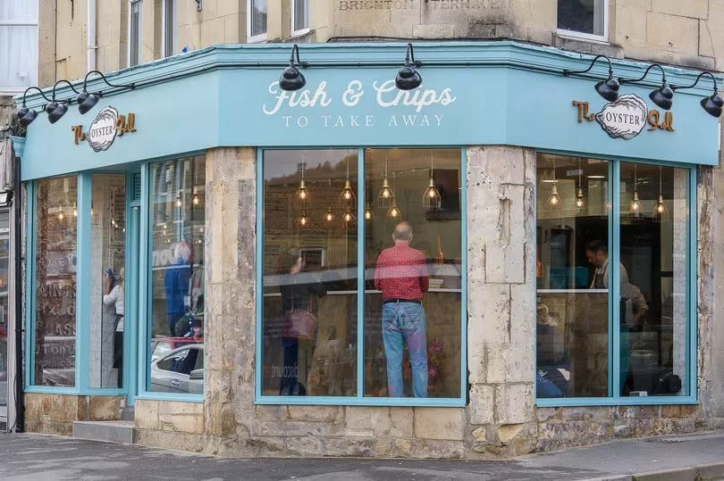 Fish and chip shop, the Oyster Shell - Moorland Road