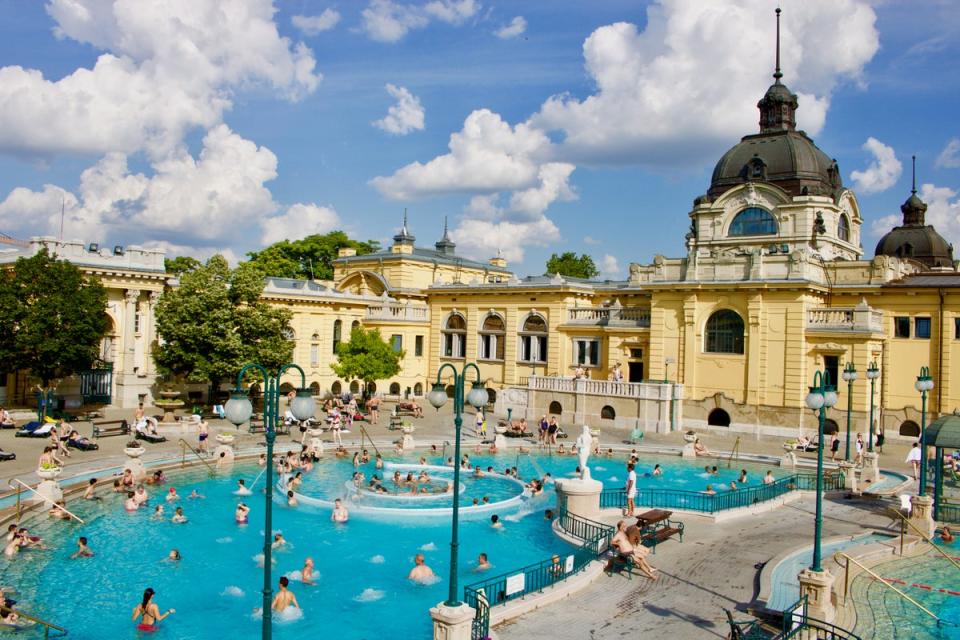 The Széchenyi Baths are one of Budapest’s most popular tourist attractions (Széchenyi Baths)