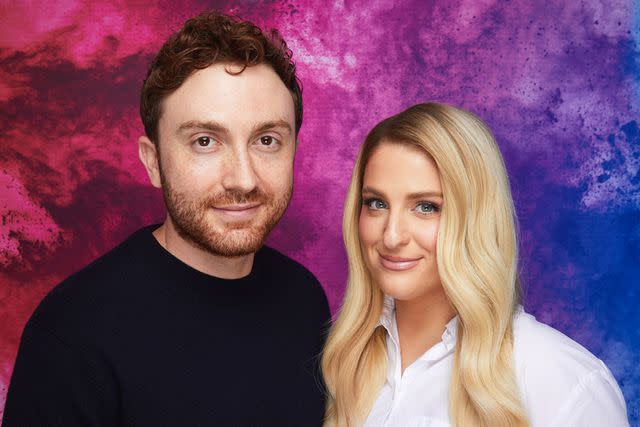 <p>Weiss Eubanks/NBCUniversal via Getty</p> Daryl Sabara and Meghan Trainor