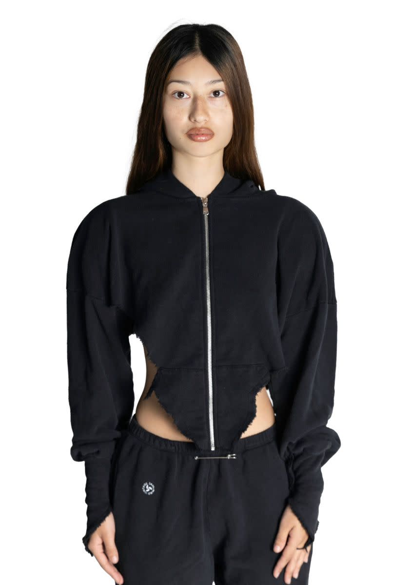 V Cut Zip-Up