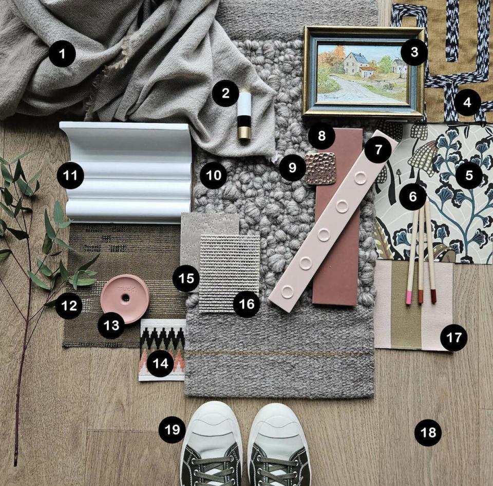 A flat lay by Gillian Gillies 
