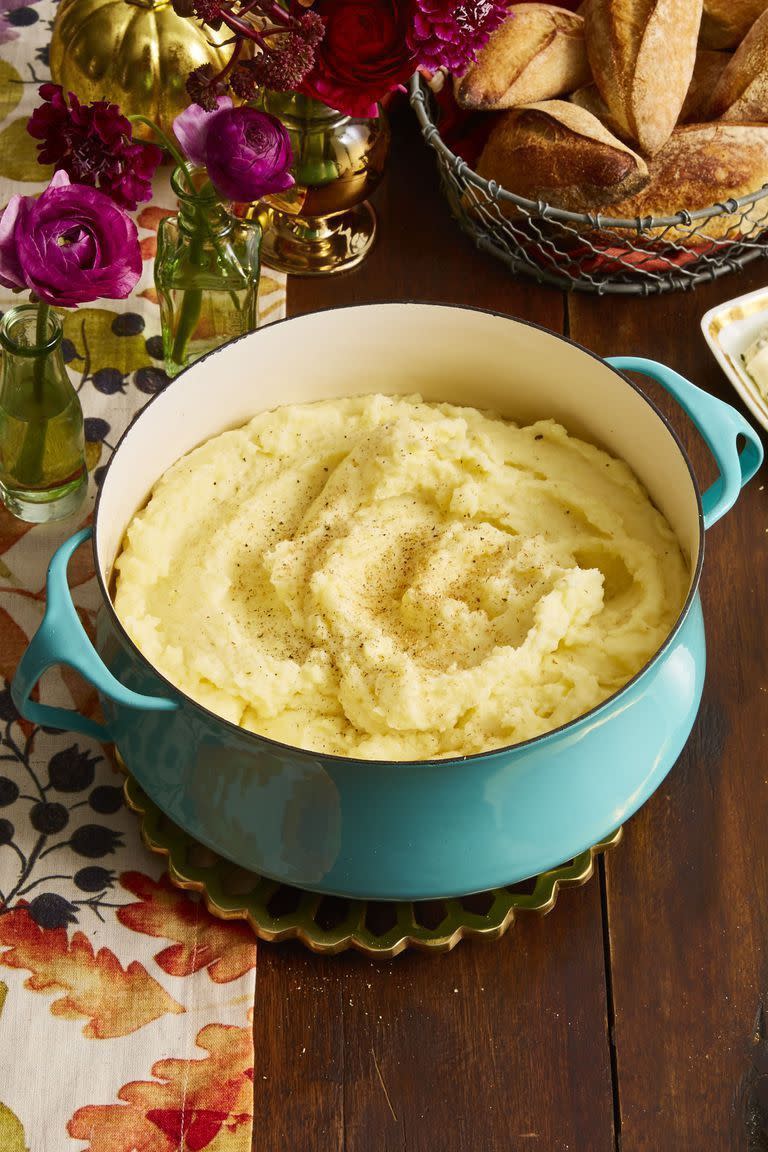 Garlic and Sage Infused Mashed Potatoes