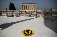 Opening of the Acropolis archaeological site, following the easing of measures against the spread of the coronavirus disease (COVID-19)