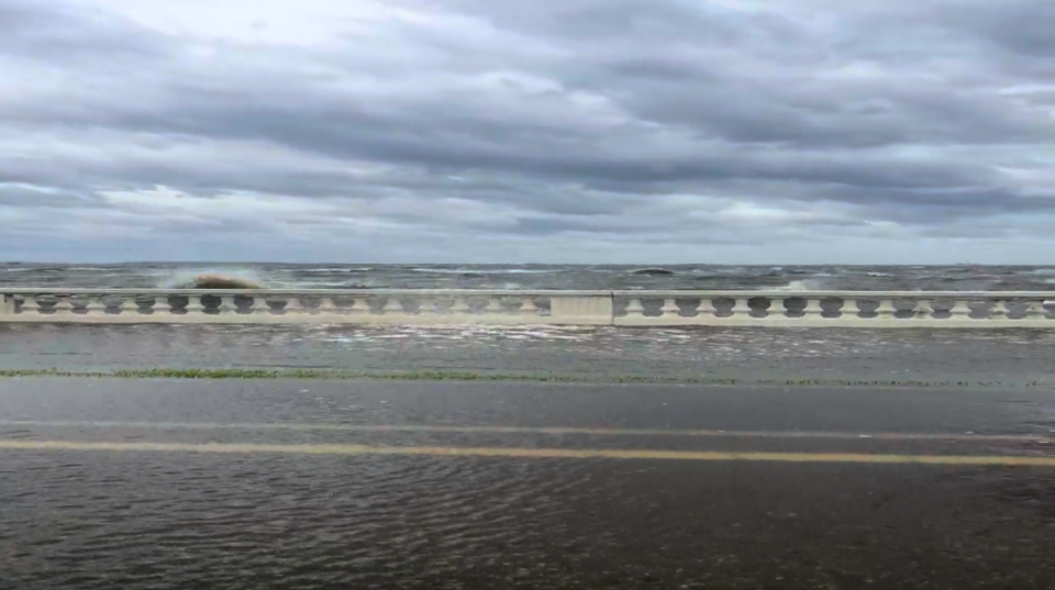 Hurricane Helene damage photos in Florida, drone images of flooding