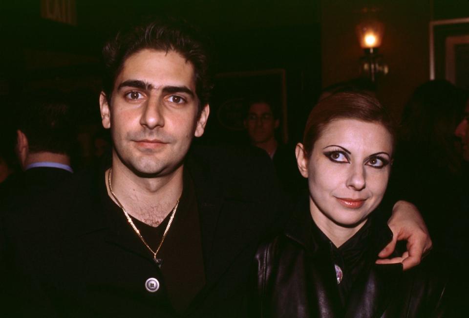 Michael and Victoria Imperioli at the premiere of ‘The Sopranos’ at the Ziegfeld Theater in New York on 5 January 2000 (Scott Gries/ImageDirect)