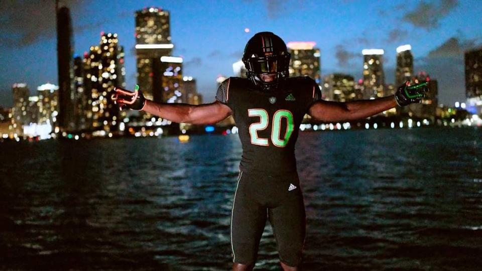 New all-black alternative “Miami Nights” uniform for the Canes.