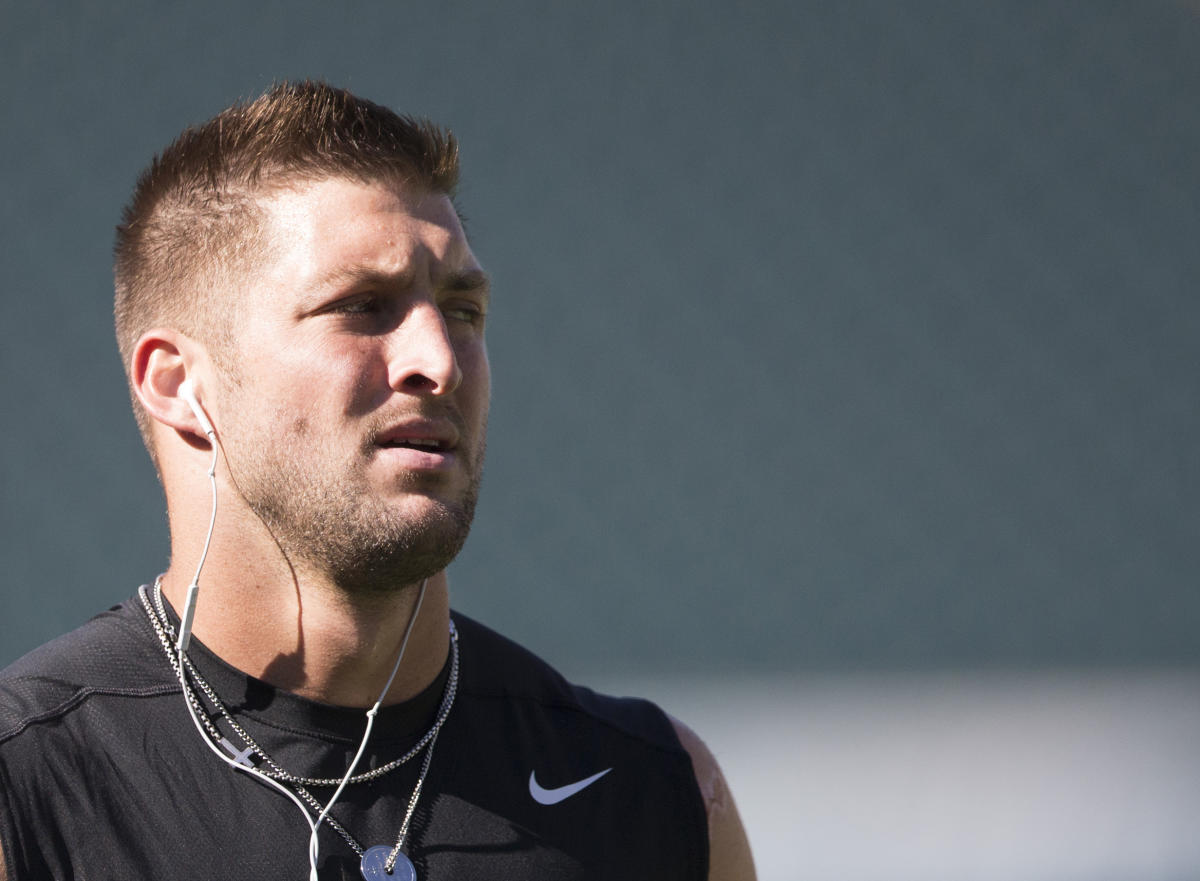 Tim Tebow working out with the Jaguarsas a TE - Big Cat Country