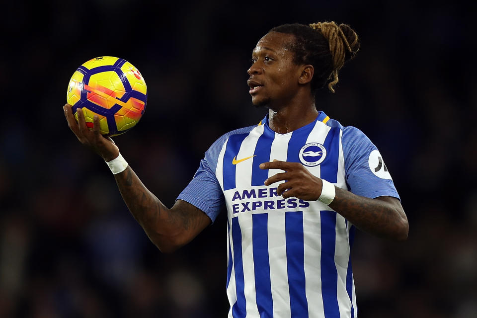 Brighton defender Gaetan Bong was subjected to booing at Burnley last Saturday