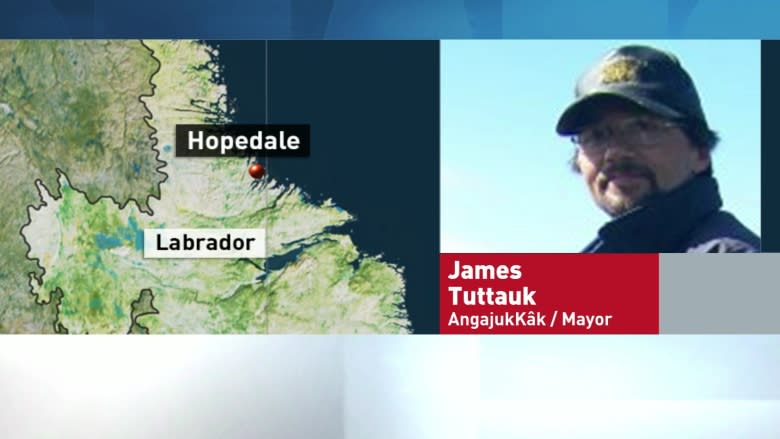 Province leaving Hopedale high and dry: AngajukKâk Jimmy Tuttauk