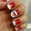 Best Christmas nail art © makeup-nails-forever / tumblr