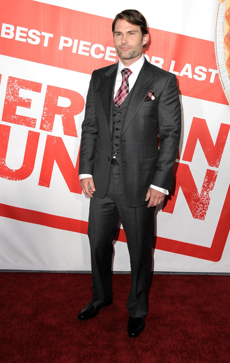 HOLLYWOOD, CA - MARCH 19: Actor Seann William Scott arrives at the Premiere of Universal Pictures' "American Reunion" at Grauman's Chinese Theatre on March 19, 2012 in Hollywood, California. (Photo by Frazer Harrison/Getty Images)