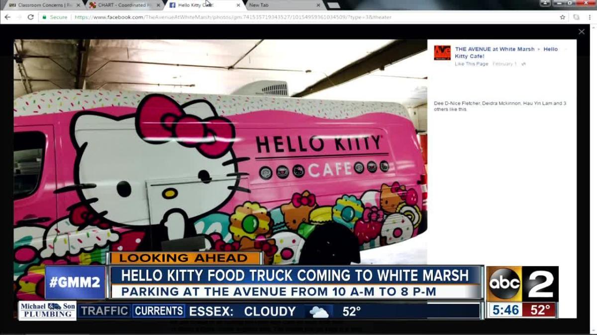 Hello Kitty Cafe Truck Coming To White Marsh