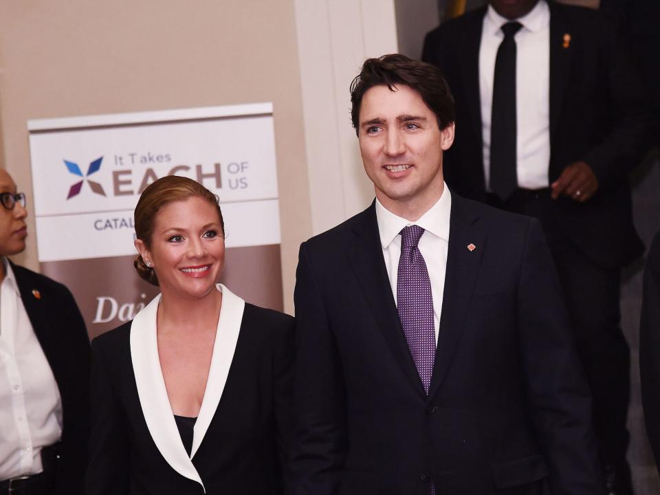 sophie and justin trudeau