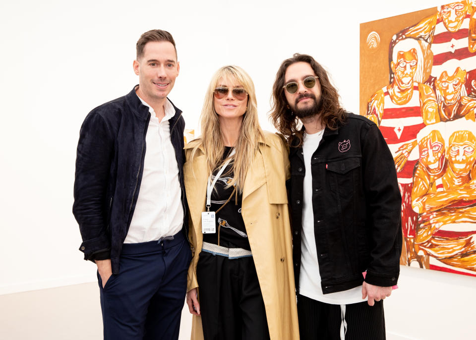 Carter Reum, Heidi Klum and Tom Kaulitz