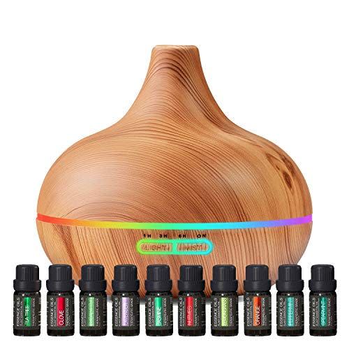 23) Aromatherapy Diffuser and Essential Oil Set