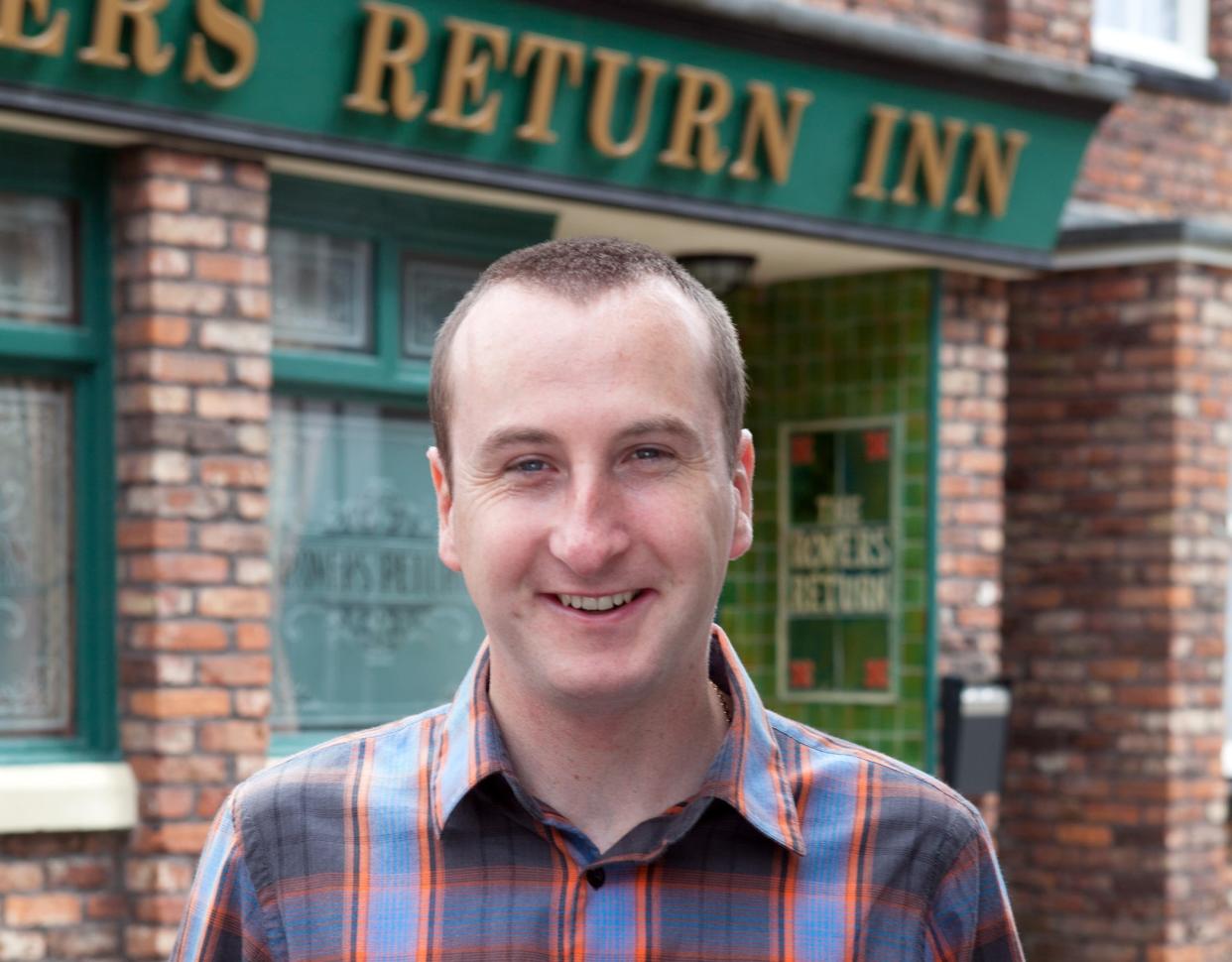 Andy Whyment has played Kirk Sutherland in 'Corrie' for 20 years (ITV)