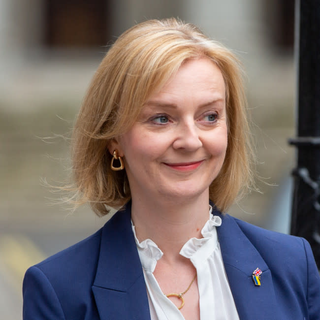 Liz Truss, primera ministra del Reino Unido credit:Bang Showbiz