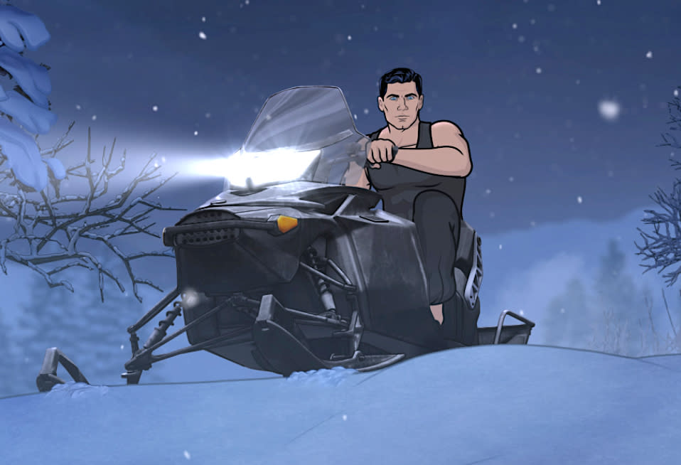 Archer Into the Cold Finale Snowmobile