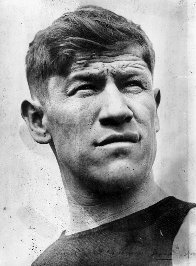 Jim Thorpe was an American track runner and won two gold medals for the pentathlon and decathlon in the 1912 Olympic Games in Stockholm. He made history as the first Native American to win a gold medal for the US in the Olympics. In addition to his victories as an Olympian, Thorpe played football at the highest level and established himself as one of the greatest athletes of all time. The 1951 film Jim Thorpe — All-American tells Thorpe's story and the obstacles he faced as a Native American competing in the games.