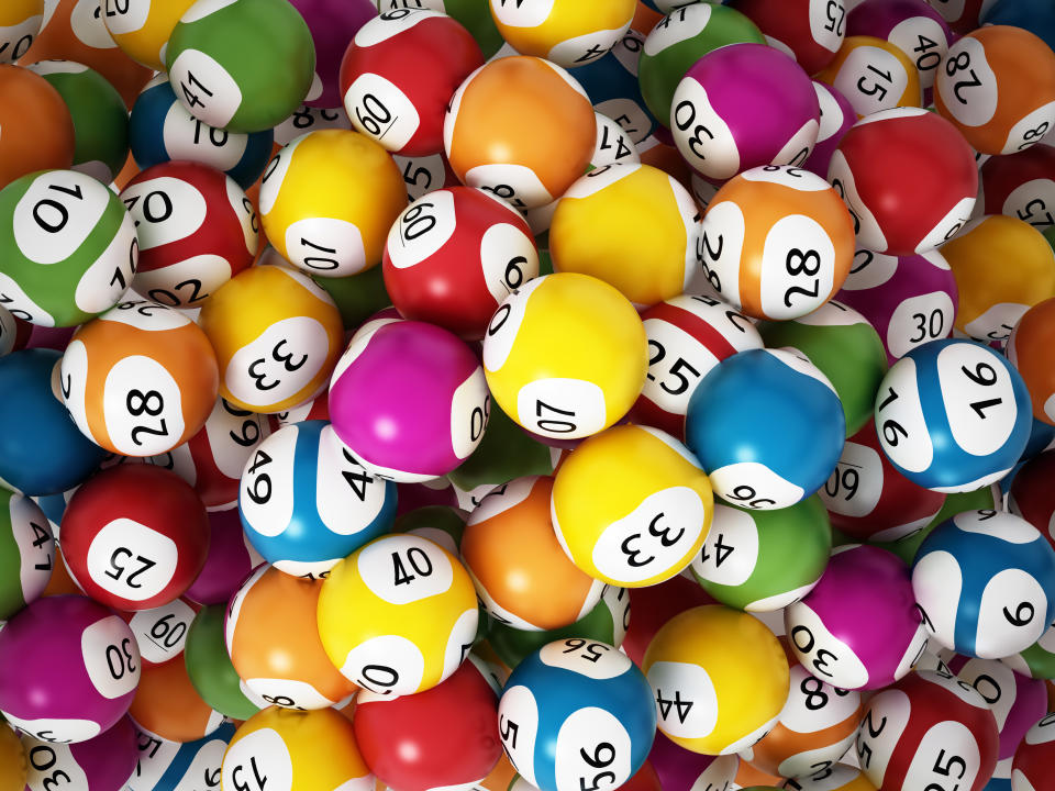 Multi-colored lottery balls. Source: Getty Images