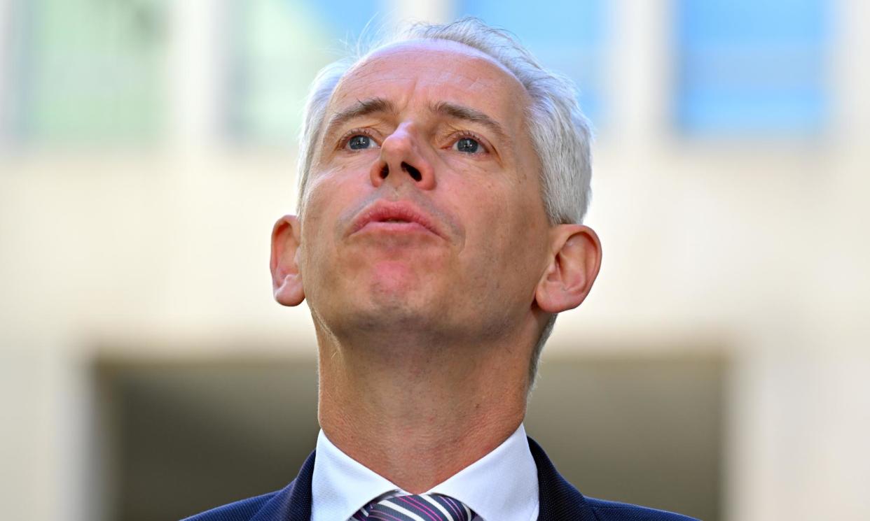 <span>Immigration minister Andrew Giles introduced the deportation bill to parliament last month.</span><span>Photograph: Mick Tsikas/AAP</span>