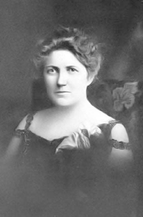 Cynthia May Westover Alden, a social worker and journalist who became an advocate for blind children in her later years, is pictured. She helped to establish the International Sunshine Society of New York in 1900. Monroe became the first ISS affiliate city in Michigan in 1910.