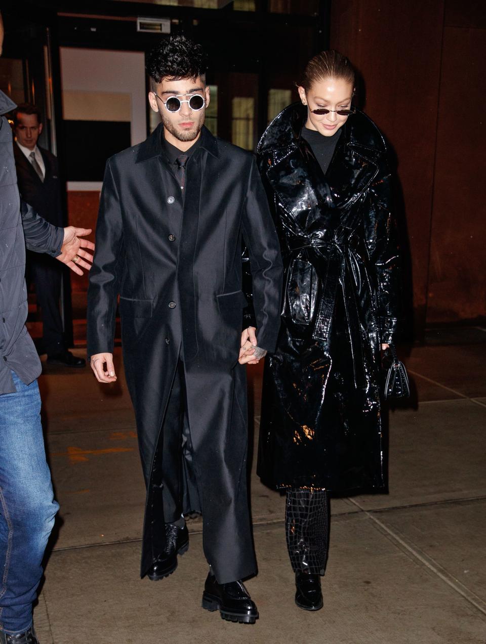 <p>WHO: Gigi Hadid</p> <p>WHAT: Tamuna Ingorokva coat and Gentle Monster sunglasses</p> <p>WHERE: On the street, New York City</p> <p>WHEN: January 12, 2018</p>