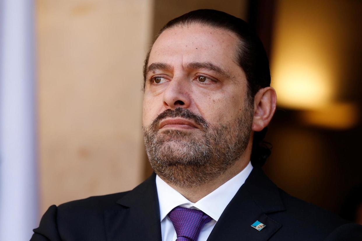 Lebanon's Prime Minister Saad al-Hariri is seen at the governmental palace in Beirut, Lebanon October 24, 2017: Reuters