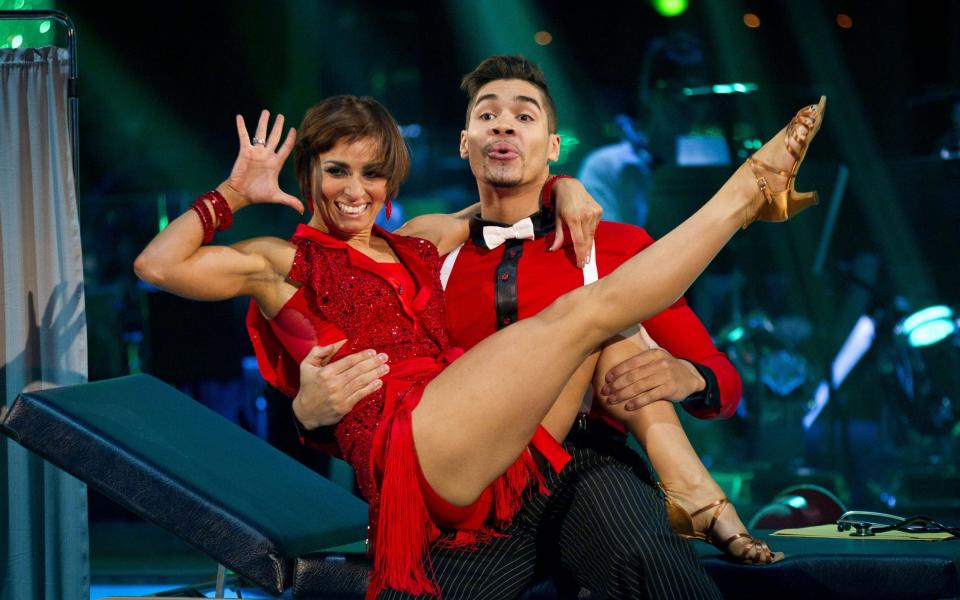 Gymnast Louis Smith scored a perfect 40 in the 2012 grand final with his showdance routine - PA