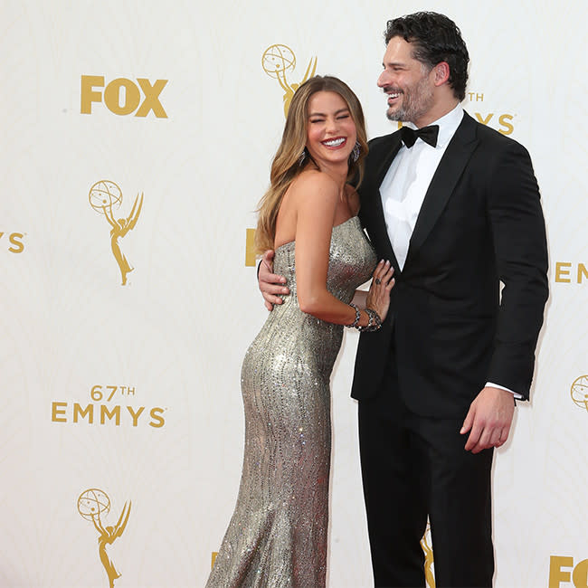 Sofía Vergara y Joe Manganiello antes de su boda credit:Bang Showbiz