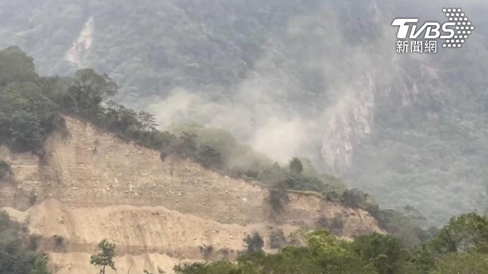 稍早花蓮地區發生有感地震，太魯閣現場疑似有地鳴。（圖／胡瑞麒攝）