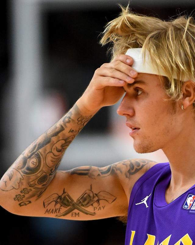 Justin Bieber's Giant New “Forever” Neck Tattoo Pairs Perfectly