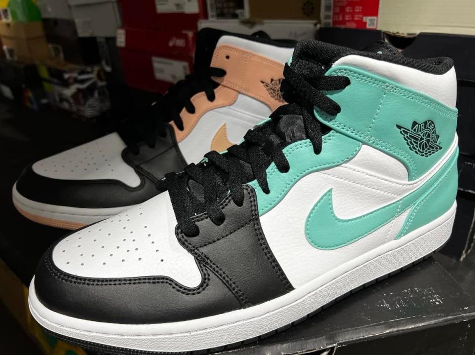 These sneakers are among the hundreds of Nike Air Jordan shoes that will be for sale on Sunday at the Stark County Sneaker and Clothing XPO at the Canton Memorial Civic Center. The ticketed event is noon to 6 p.m.