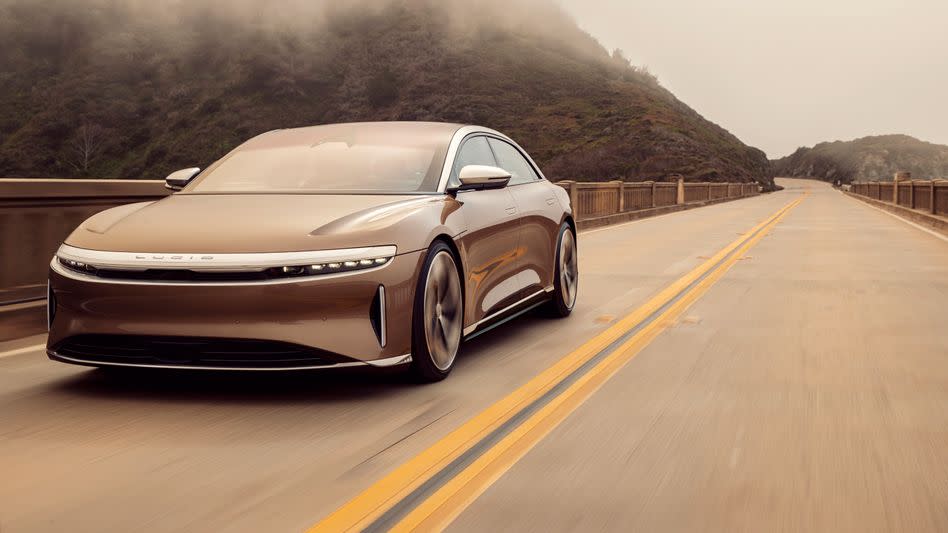 Das Luxus-E-Auto Lucid Air.