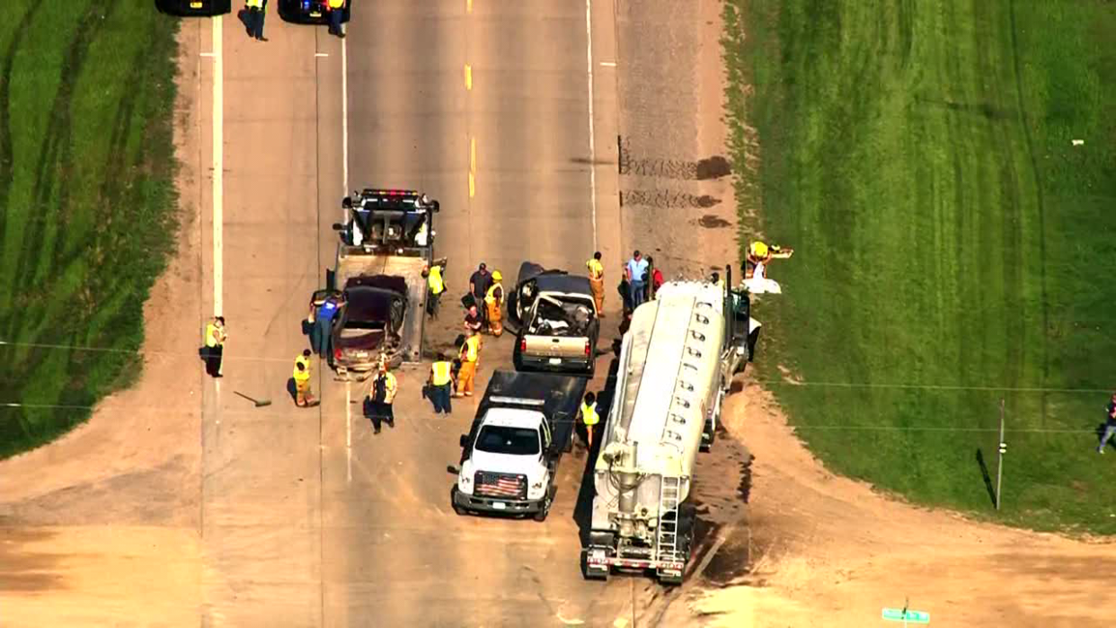 <div>A head-on crash with a semi-truck left a woman with a life-threatening injury while two boys in the car with her were also sent to the hospital on Tuesday afternoon.</div> <strong>(FOX 9)</strong>
