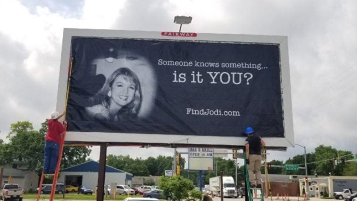 Jodi Huisentruit went missing on her way to work June 27, 1995, at station KIMT in Mason City. Family and friends hope the billboards will bring new clues to the investigation.