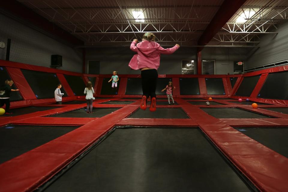 Kids have some extra energy to burn off? Try taking them to a trampoline park.