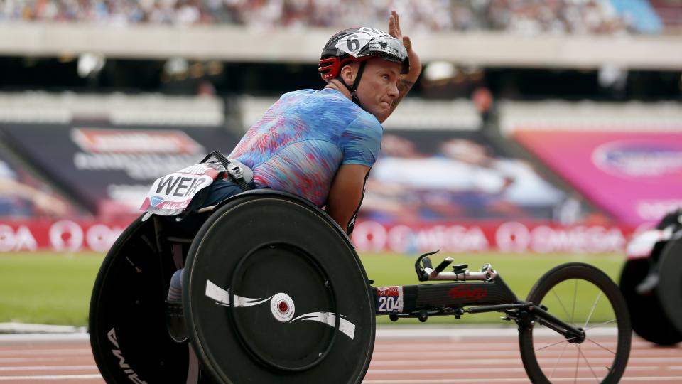 <p>The six-time Paralympic champion was involved in a crash with another car in south London.</p>