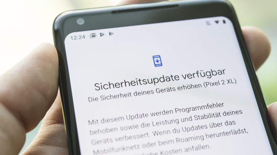 Googles Pixel-Smartphones, hier ein Pixel 2 XL, werden am schnellsten mit frischen Android-Updates versorgt. Foto: Robert Günther