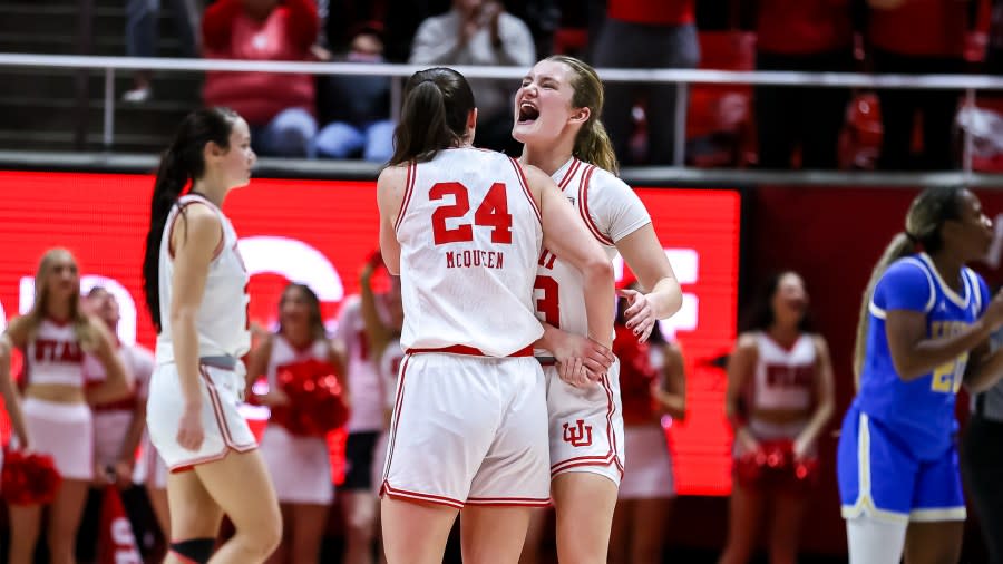 NCAA WBB. Utah Utes vs. UCLA Bruins at Jon M. Huntsman Center in Salt Lake City, UT on Monday, January 22, 2024. © Bryan Byerly