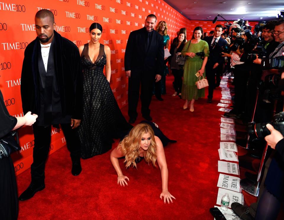 Amy Schumer just pranked Kimye on the TIME 100 Gala red carpet