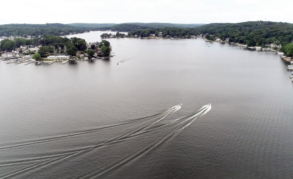 Lake Hopatcong in Sussex County.