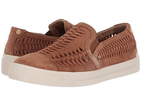 Get it at <a href="https://www.zappos.com/p/hush-puppies-gabbie-woven-slip-on-tan-suede/product/8992002/color/677" target="_blank">Zappos</a>.