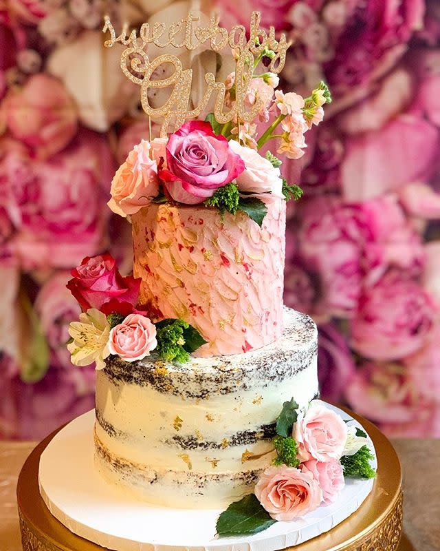 5) Textured Tiered Cake